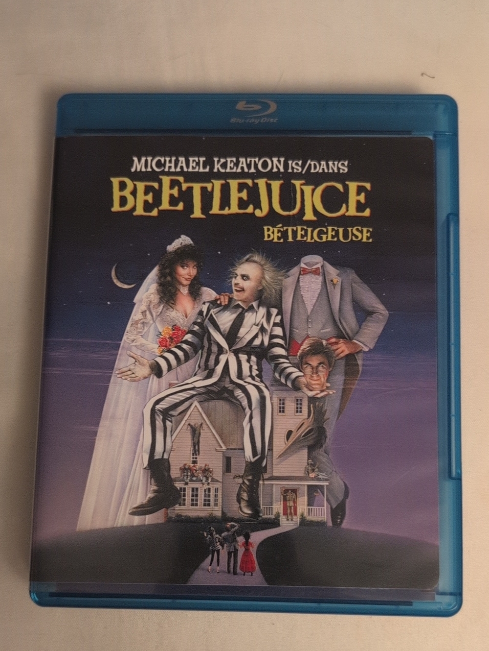 Beetlejuice Blu-Ray Movie (Michael Keaton, Tim Burton) + Guide Insert